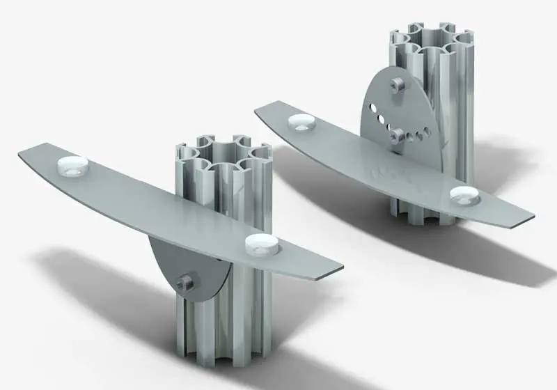Accessories and Assembly Parts for Aluminum Modular Display System