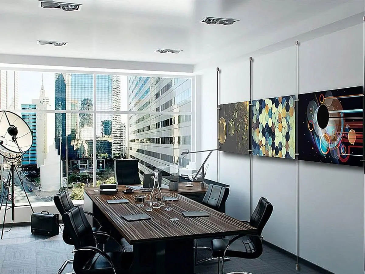 D3004 — Rod Suspended Graphic Panels / Decorative Concept