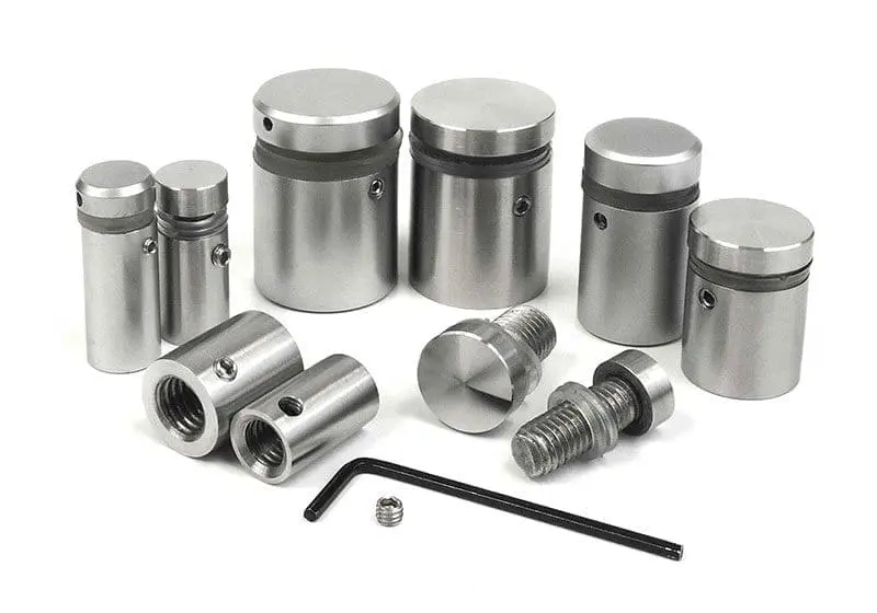 Security Locking Sign Standoffs | Nova Display Systems