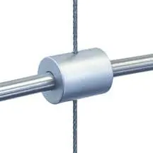 CS06 cable support double for 6mm rods for 1.5 mm Cable Display System