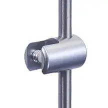 RG01 rod vertical support for 6mm (1/4″) thick panels | 6mm Rod Display System