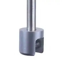 RG05 rod top support for 6mm (1/4") thick panels | 6mm Rod Display System