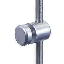 RS13 rod support for panels 6mm (1/4″) thick with holes | 6mm Rod Display System