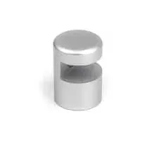Satin Anodized Edge-Grip Standoff Support 16mm (5/8″) Dia. x 22mm (7/8″) Length | Nova Display Systems