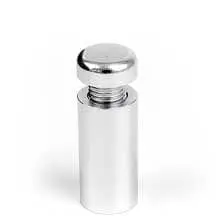 1/2" Dia. Economy Aluminum Standoff — 12mm (1/2″) Dia. x 25mm (1″) Length M8 Stud | Nova Display Systems