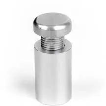 5/8" Dia. Economy Aluminum Standoff — 16mm (5/8″) Dia. x 25mm (1″) Length M10 Stud | Nova Display Systems