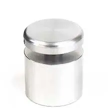 1" Dia. Clear Anodized Aluminum Standoff — 25mm (1″) Dia. x 20mm (3/4″) Length M8 Stud | Nova Display Systems