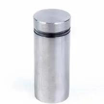 3/4" Dia. Stainless Steel Standoff — 19mm (3/4″) Dia. x 38mm (1-1/2″) Length M10 Stud | Nova Display Systems