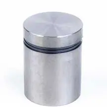 1" Dia. Stainless Steel Standoff — 25mm (1″) Dia. x 25mm (1″) Length M10 Stud | Nova Display Systems