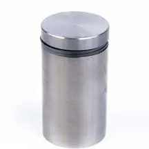 1" Dia. Stainless Steel Standoff — 25mm (1″) Dia. x 38mm (1-1/2″) Length M10 Stud | Nova Display Systems