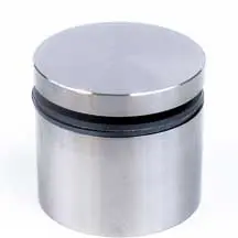 1-1/2" Dia. Stainless Steel Standoff — 38mm (1-1/2″) Dia. x 25mm (1″) Length M10 Stud | Nova Display Systems