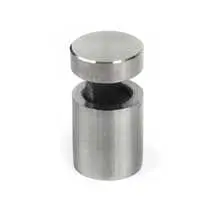Stainless Steel Edge-Grip Standoff Support 16mm (5/8″) Dia. x 20mm (3/4″) Length | Nova Display Systems