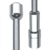 RAS-10 ceiling to floor fixings for 10mm rods | Nova Display Systems