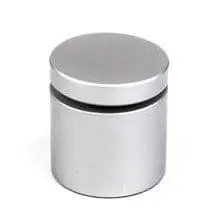 1″ Dia. x 3/4″ Aluminum Standoff / Satin Anodize Finish | Nova Display Systems