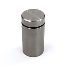 5/8″ Dia. x 1″ (#SS303) Stainless Steel Standoff / Brushed Stainless Finish | Nova Display Systems