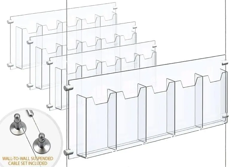 Acrylic Literature Displays – Saving Bundles | Nova Display Systems