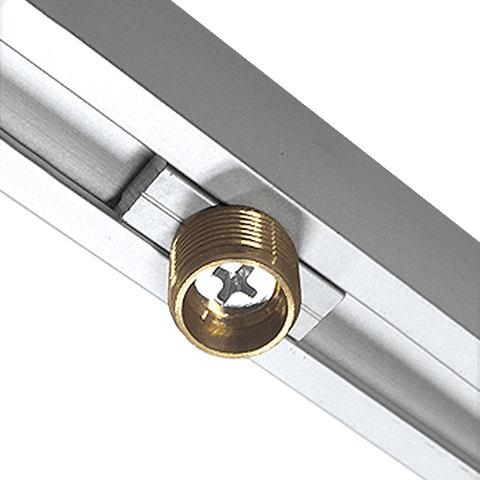 PA8 toggle for channel fixing for Cable/Rod Display System