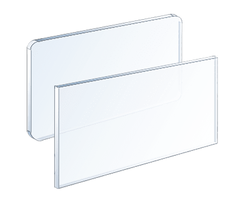Clear Acrylic Blanks for Vinyl Applications — No Holes | Nova Display Systems