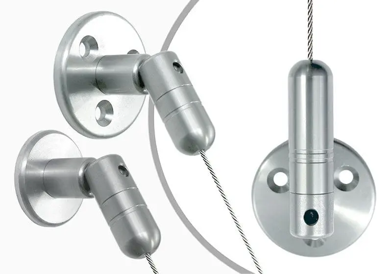 Adjustable Angle Fixing | Specialized Accessories and Components for 1.5mm Cable Systems | Nova Display Systems