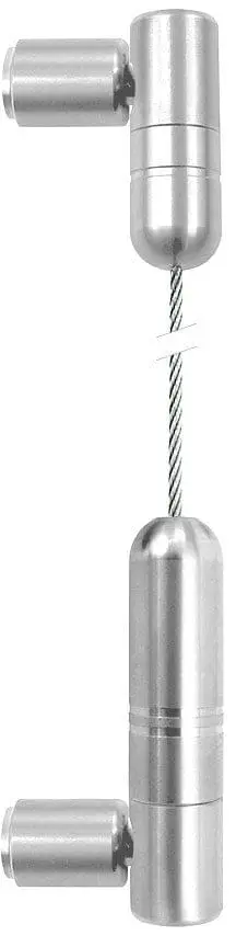 C390-4M Wall-to-Wall 3mm Cable Suspension Kit — 4M (13’ 1-1/2”) Length | Nova Display Systems