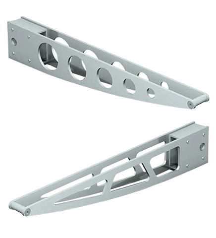 524-D01L-R 300mm Shelf Bracket