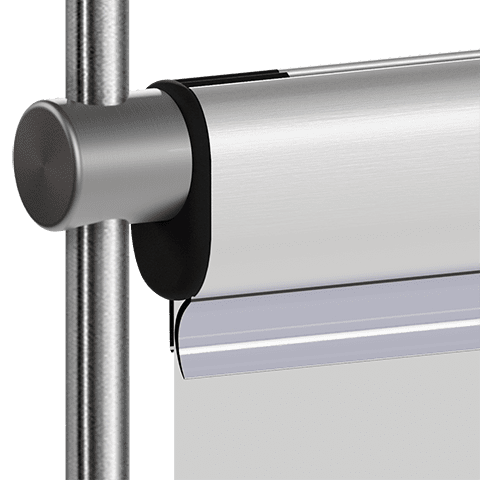 Specialty Supports — Rod Support with Boss for Graphic Holder | Nova Display Systems