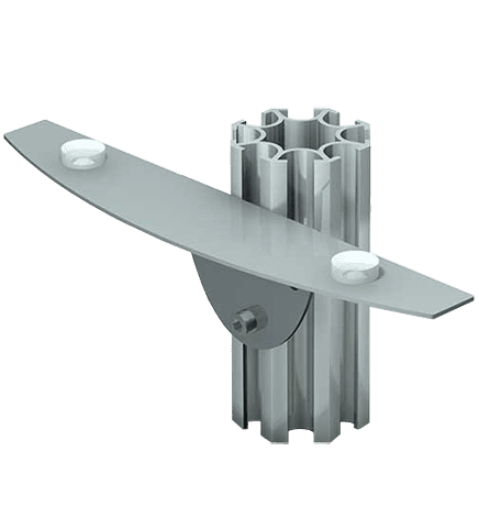504-B02 200mm Shelf Bracket with Bumpers