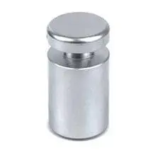 3/4" Diameter x 1" Standoff Support in Satin Chrome Finish | Nova Display Systems