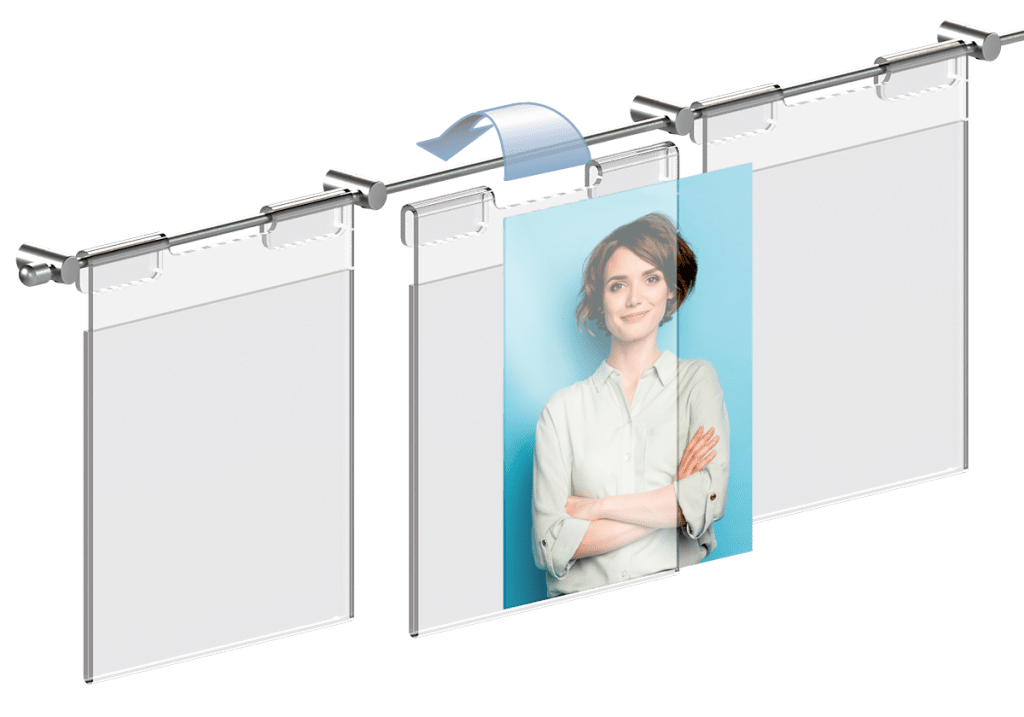 Standard Display Kits — Hook-on Poster Displays | Nova Display Systems