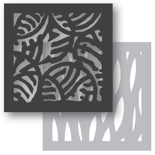 Botanica Carvings Architectural Screens and Decorative Panels — Cable/Rod Suspended