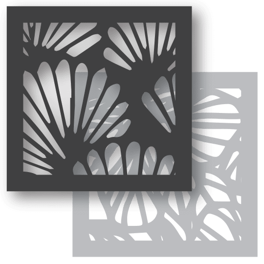 Flora Finesse Architectural Screens and Decorative Panels — Cable/Rod Suspended