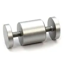 1″ x 1″ Dual-Grip Standoff – Clear Satin Anodized