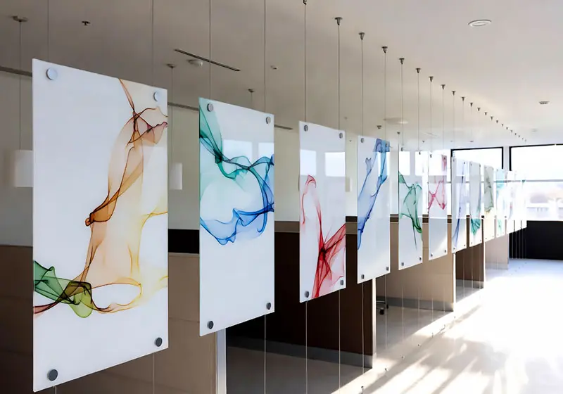 DC1806 — Office Partition Design Concept | Partition Wall-Screen with Cable System