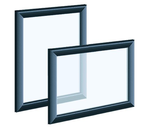 Top-Load Snap Aluminum Frames in Black Finish | Nova Display Systems