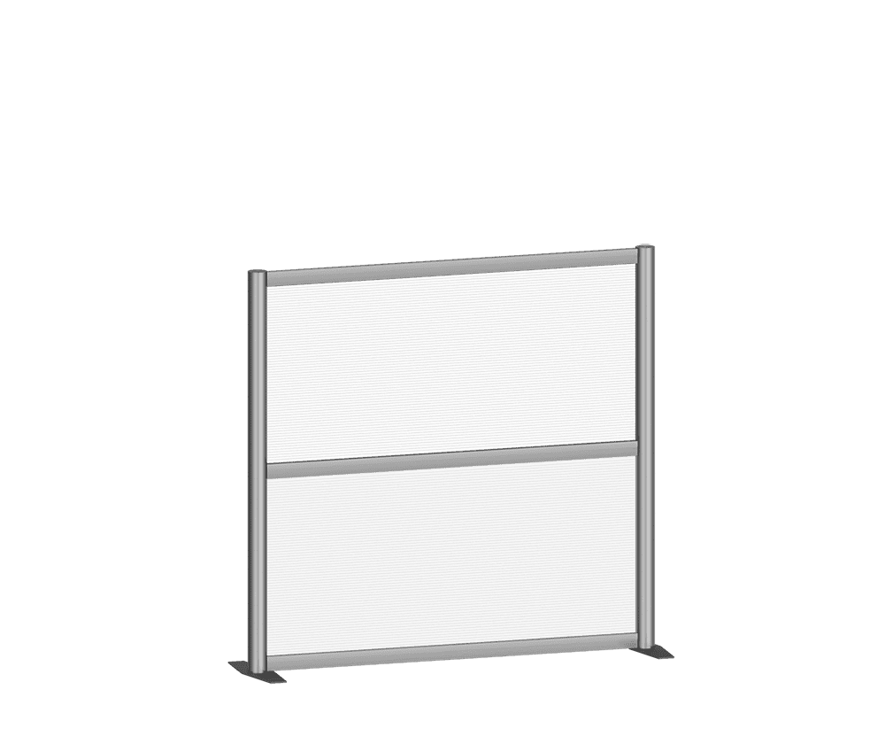 Half-Size Single-Section Screen — Portable Screens and Dividers | Nova Display Systems