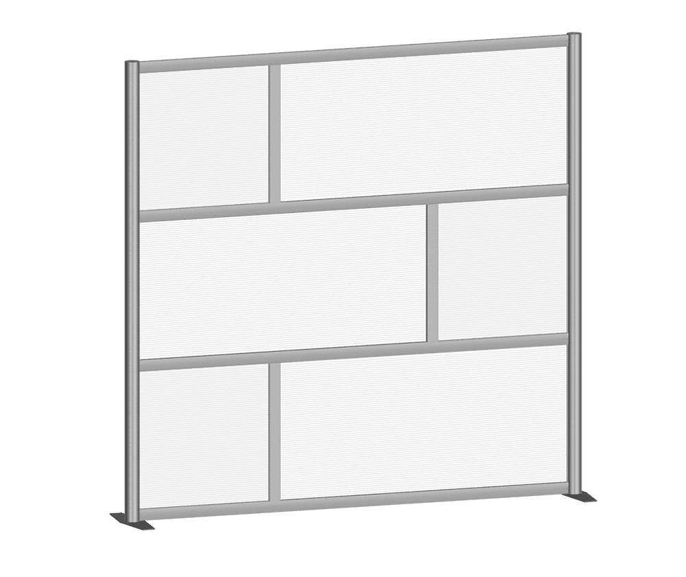 Wide Full-Size Single-Section Screen — Portable Screens and Dividers | Nova Display Systems