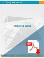 Modular Display Systems Hanging Signs Concepts