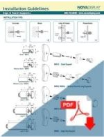 How to Install WM05-WM17 Sign Standoff Supports for Sandwich Panels