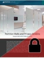 F11 Cable Suspended Partition Walls