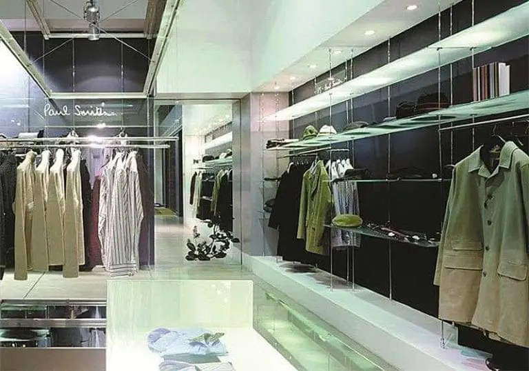 Cable/Rod Suspended Glass Shelves