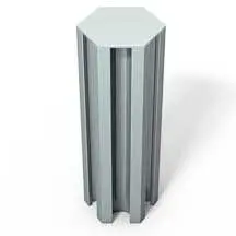 370-121 Aluminum End-Cap