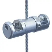 CG22-3 cable top bottom multi-position support for panels for 3 mm Cable Display System