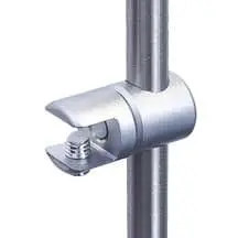 RG13-10 rod multi-position support for 10mm (3/8") thick panels and shelves | Nova Display Systems