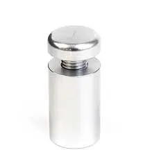 5/8" Dia. Clear Anodized Aluminum Standoff — 16mm (5/8″) Dia. x 25mm (1″) Length M8 Stud | Nova Display Systems
