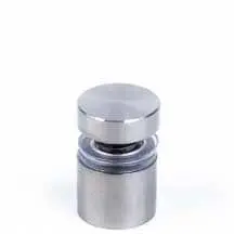 5/8" Dia. Stainless Steel Standoff — 16mm (5/8″) Dia. x 12mm (1/2″) Length M10 Stud | Nova Display Systems