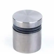 1" Dia. Stainless Steel Standoff — 25mm (1″) Dia. x 19mm (3/4″) Length M10 Stud | Nova Display Systems