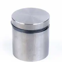 1-3/16" Dia. Stainless Steel Standoff — 30mm (1-3/16″) Dia. x 25mm (1″) Length M10 Stud | Nova Display Systems