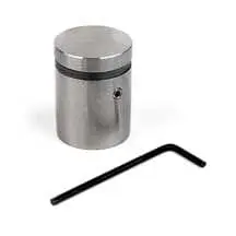 1" Dia. Tamper Proof / Stainless Steel Standoffs with M10 Studs | Nova Display Systems