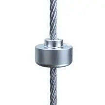 CS01-3 cable support for drilled shelves for 3 mm Cable Display System
