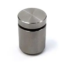 3/4″ Dia. x 3/4″ (#SS303) Stainless Steel Standoff / Brushed Stainless Finish | Nova Display Systems